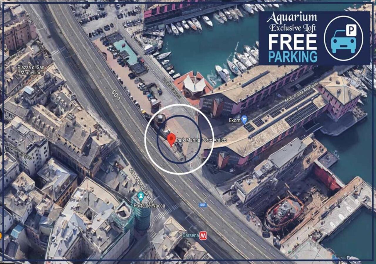 Aquarium Exclusive Loft - Private Parking Διαμέρισμα Γένοβα Εξωτερικό φωτογραφία